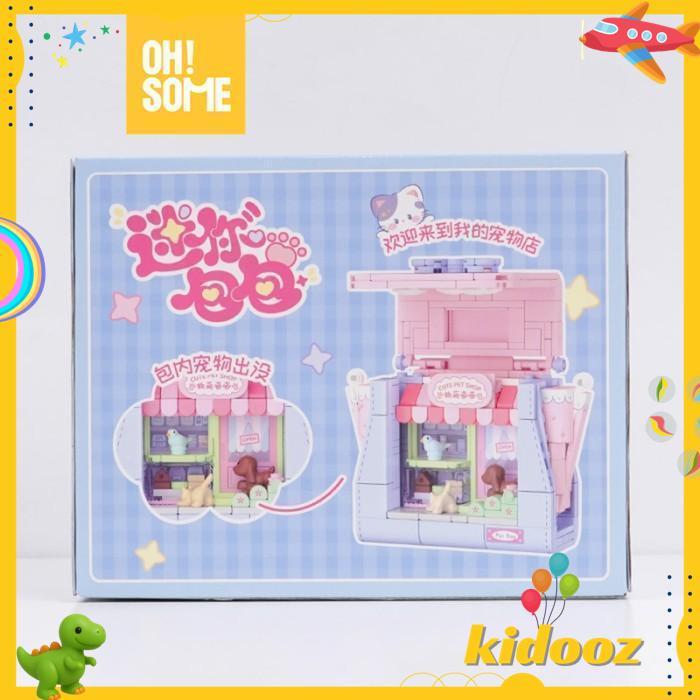 OHSOME  WEKKI BUILDING BLOCK MAINAN RAKIT BRICK BLOK SUSUN 3D DIY CUTE DISNEY BAG SERIES / BALOK SUS