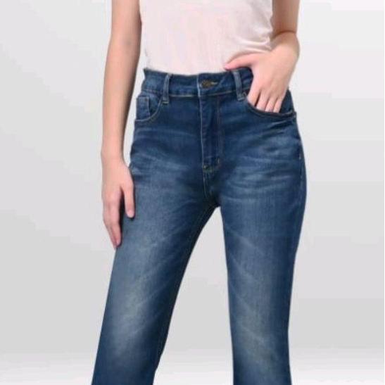 FELINO JEANS | CELANA PANJANG CUTBRAY | CELANA FELINO | MEDIUM GREEN WHISKER | 28 29 30