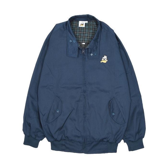 Harrington Jacket Casual Navy - Jaket Harrington Jumbo Vintage Casual Pria New Best Quality 100% Ori