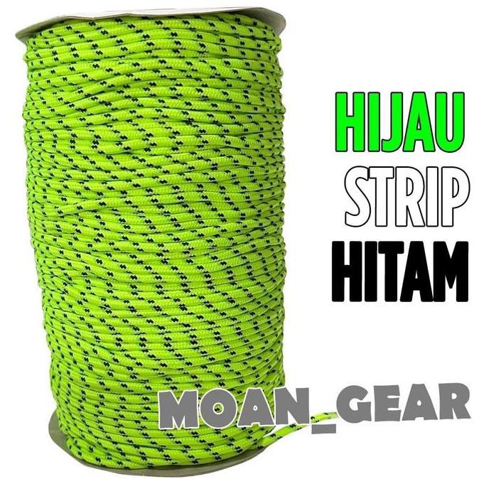 tali prusik 3ml per 5 meter, tali gelang, tali flysheet