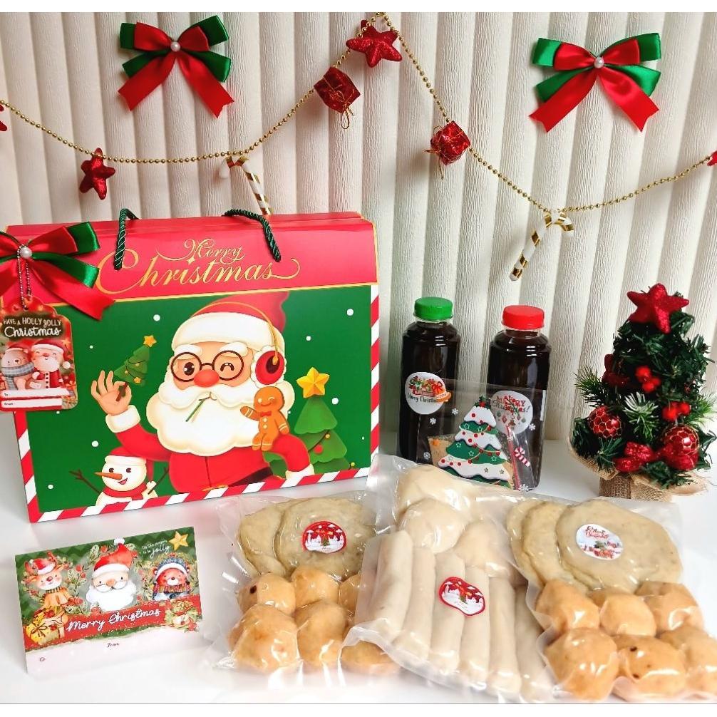 [ READY SIAP KIRIM ] Hampers Pempek Natal Christmas