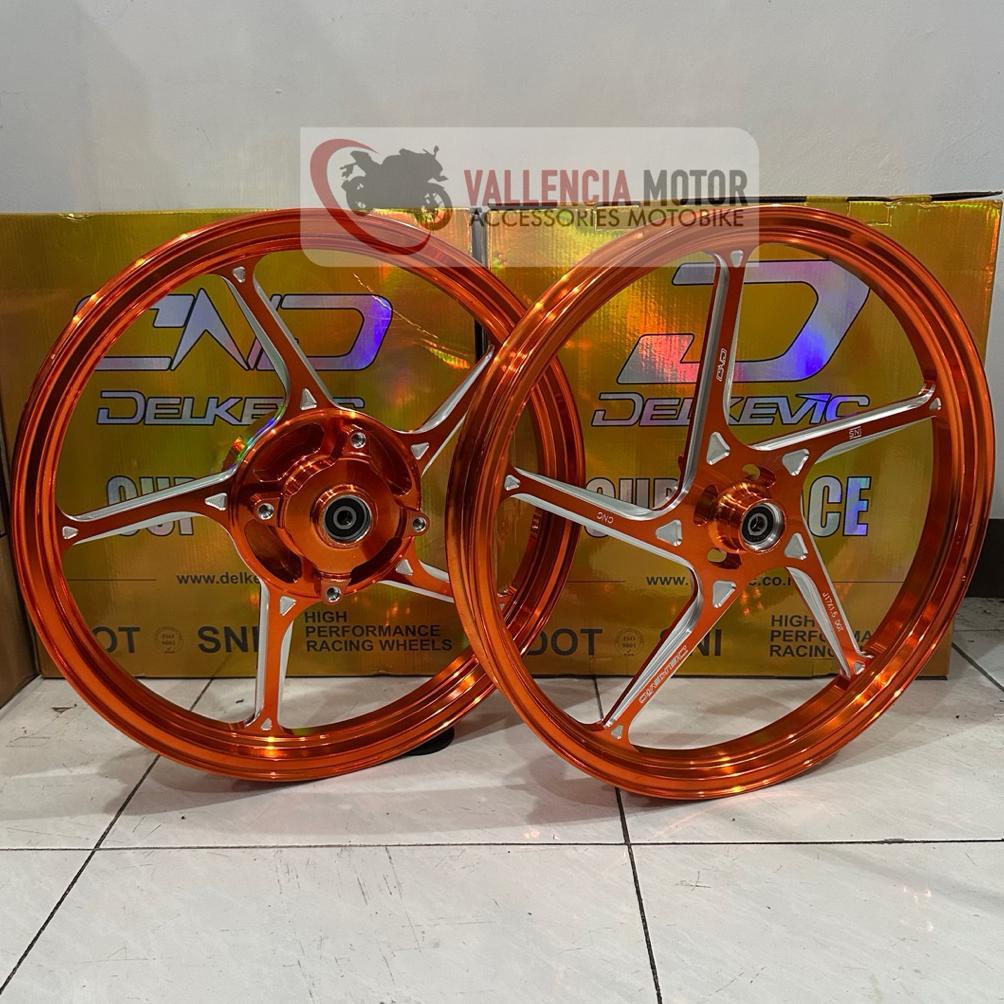 DND DELKEVIC ORIGIAL VELG HONDA SUPRA GTR 150R RING 17 17x160& 17x185 DND D55 MODEL AK55 Ak 55 ORI
