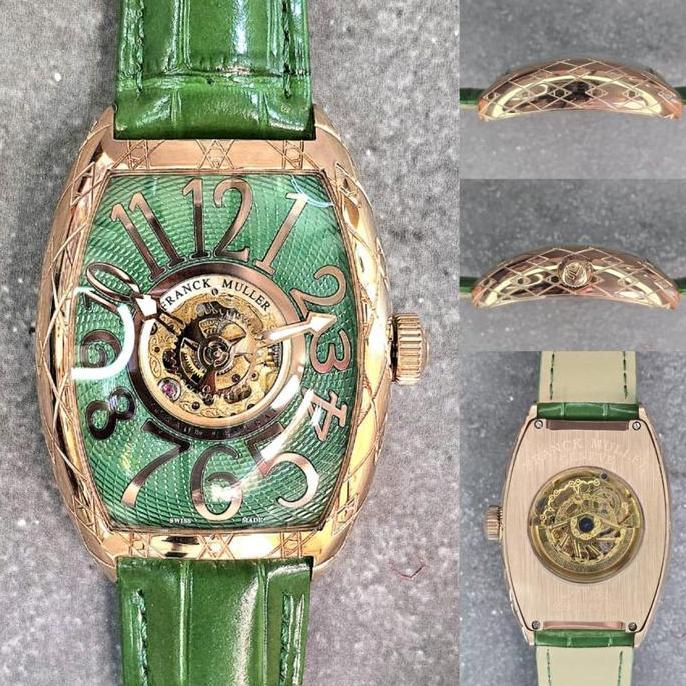 Jam Tangan Wanita frank Muller Terlaris Bahan Kulit Asli Orinal