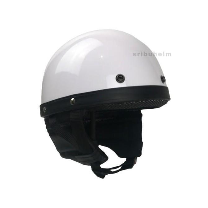 New- Helm Bogo Retro Vintage Chips Cetok Batok Setengah Kepala Dewasa Polos