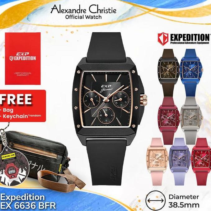 Expedition Wanita EX 6636 BFR E 6636 6636 EX6636BFR Rubber