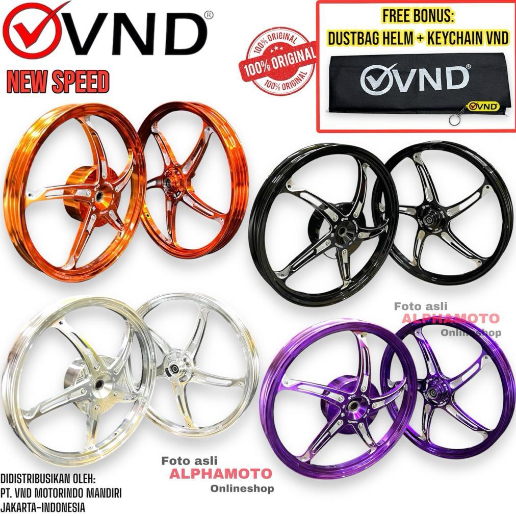 VELG VND NEWSPEED CNC BEAT SCOOPY VARIO SPACY GENIO FI INJEKSI KARBU 110 125 150 DELUX POP ESP TECHN