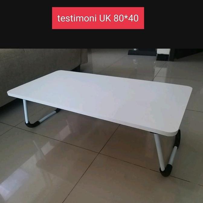 New- meja laptop lipat / meja belajar ukuran jumbo 80*40