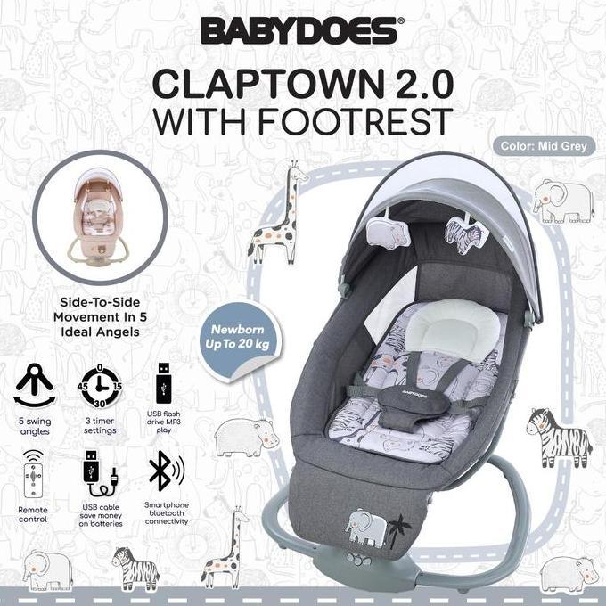 BabyDoes Claptown 2.0 / Baby Bouncer / Ayunan Elektrik Promo Premium