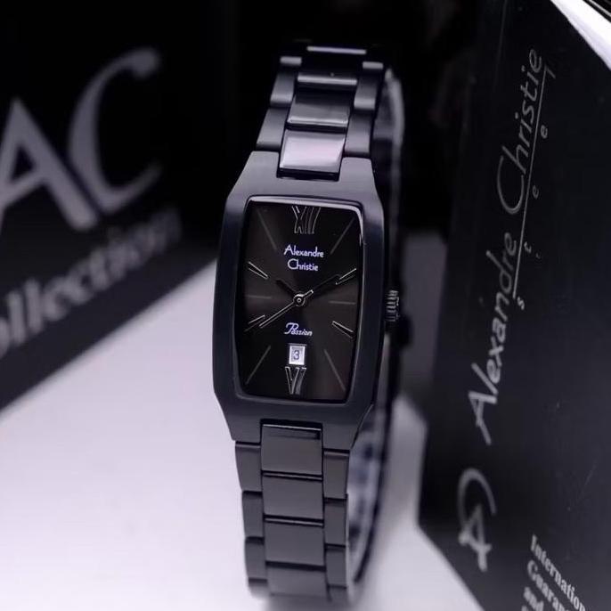 Jam Tangan Wanita Alexandre Christie 2455 AC2455 2455LD [[ORINAL]] Watches Stainless Kayu