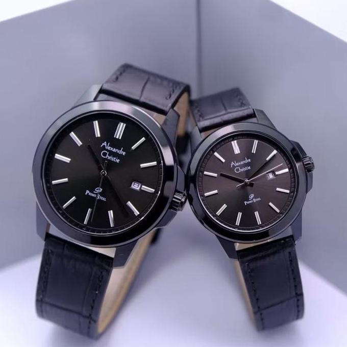 BEST SELLER | Jam Tangan Alexandre Christie Primo Steel 1017 AC1017 (ORINAL) Tahan air Watches Kulit
