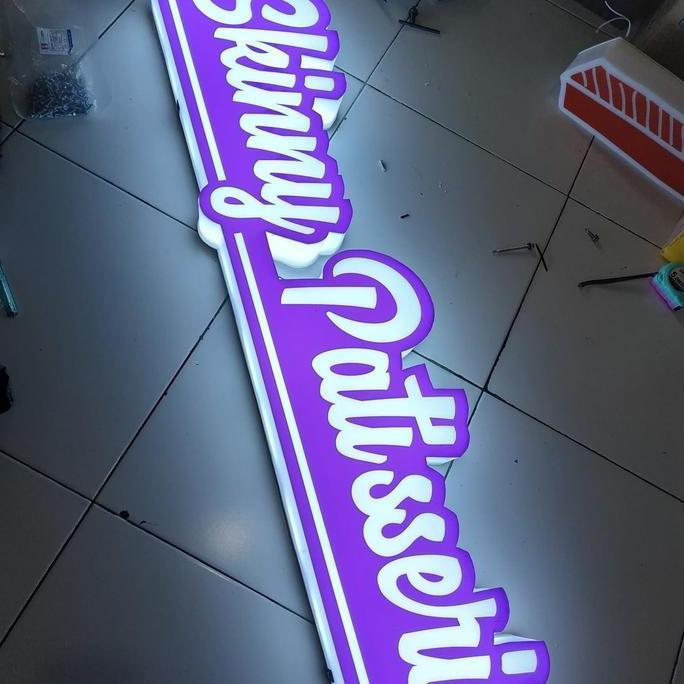 Terlaris Neon Box Custom Pesanan Karawaci,Huruf Timbul.Huruf Nyala