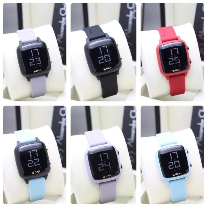 JAM TANGAN WANITA ALEXANDRE CHRISTIE 9369LH / AC 9369 DITAL RUBBER [ORINAL]