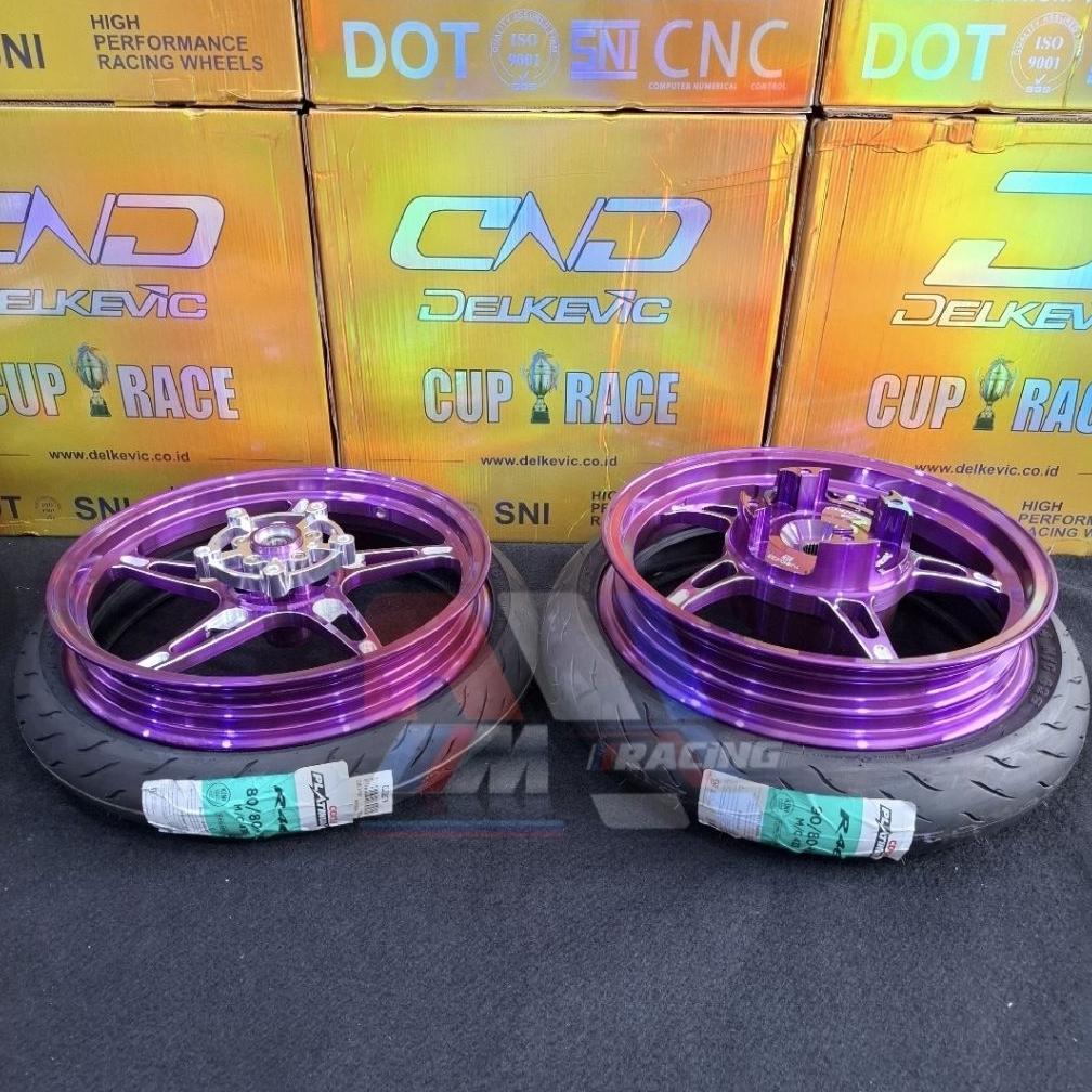 Paketan TerMurah Velg Delkevic K Speed PCX 160 ABS / CBS Velg 185/250-14 Uk Ban Corsa R46 Tubles dep