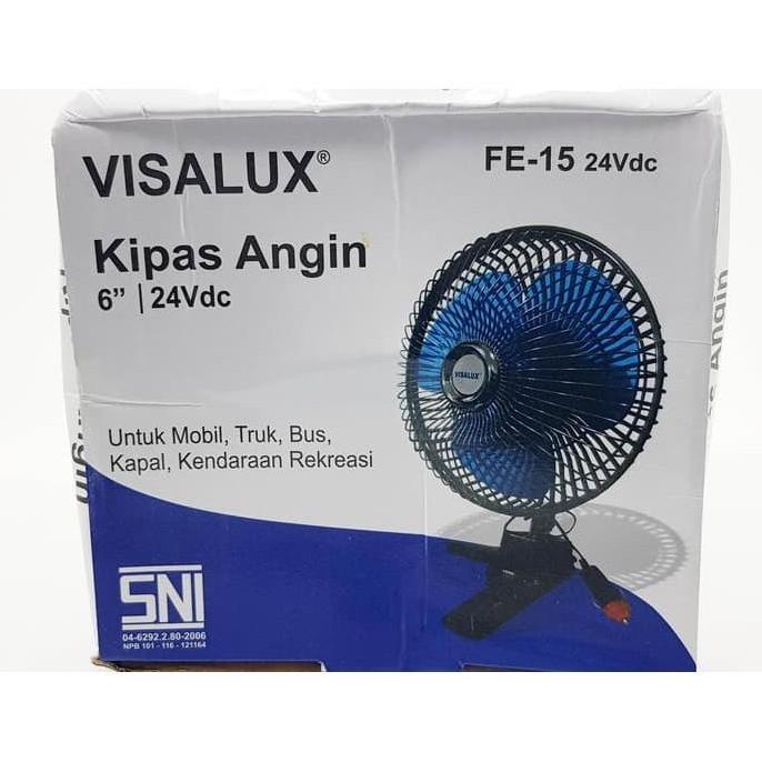 Kipas Angin Mobil 6 Inch Visalux Kipas Angin Dc 6 Inch 12V Kipas Jepit
