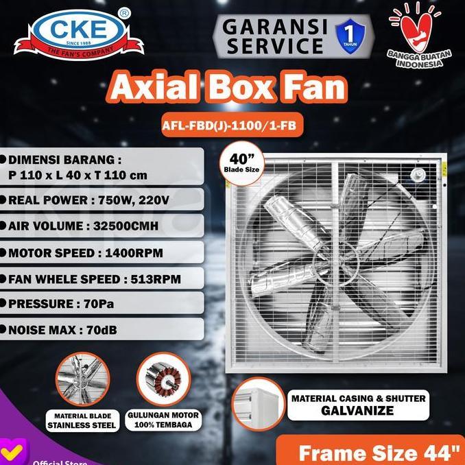 TERBARU Box Fan 40 Inch 220V Kipas Kandang ayam Blower Kandang BISA GRAB