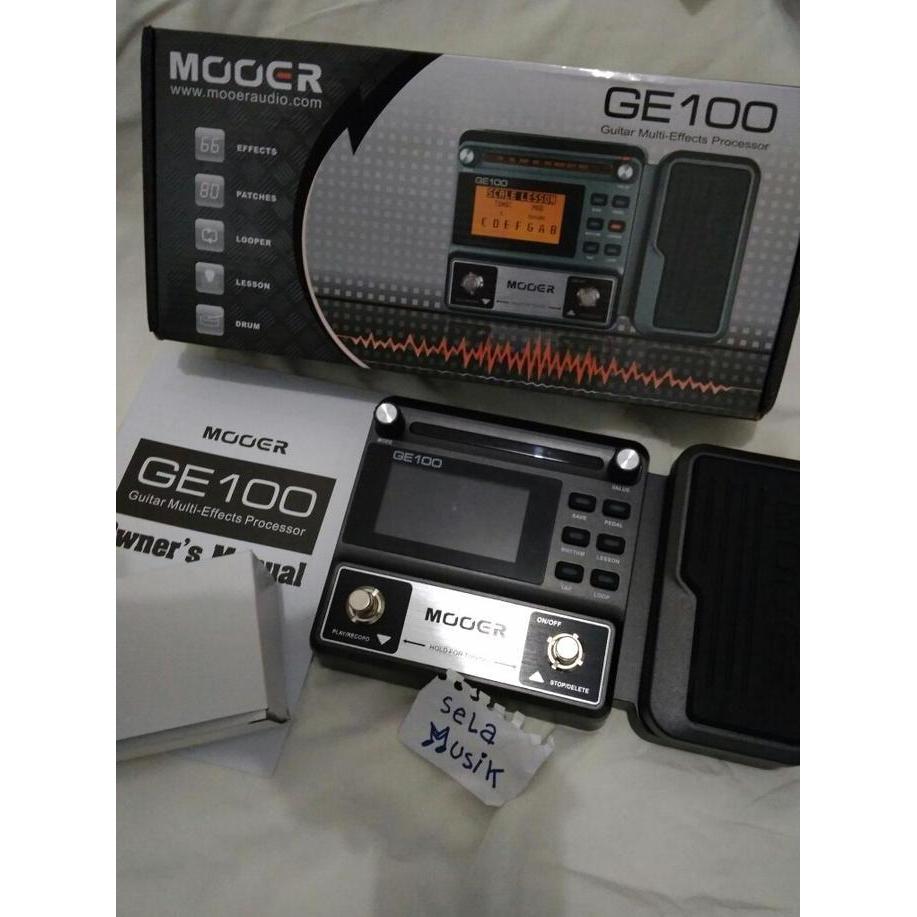 GUITAR GITAR MULTI DIGITAL EFFECT EFEK MOOER GE100 GE 100 NOT ZOOM KOR ORIGINAL DAN TERPERCAYA