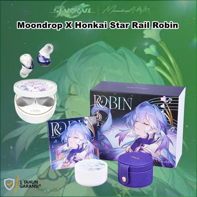 Promo Moondrop Robin X Honkai Star Rail Robin True Wireless TWS Stereo Earphones Diskon