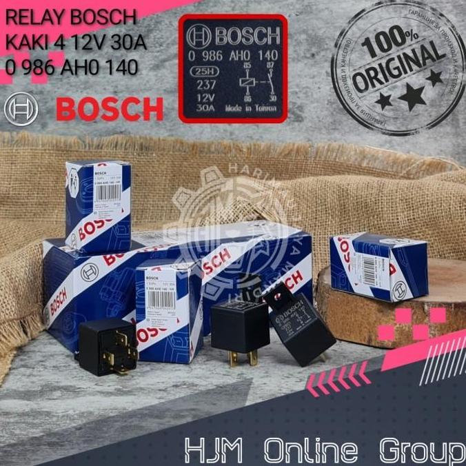 New- RELAY 12V KAKI 4 30A / RELAY KLAKSON