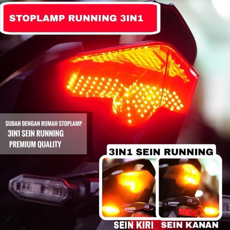 LAMPU STOP RUNNING STOP LAMP RUNNING LED VARIO125 LED VARIO 150 OLD VARIO 150 NEW