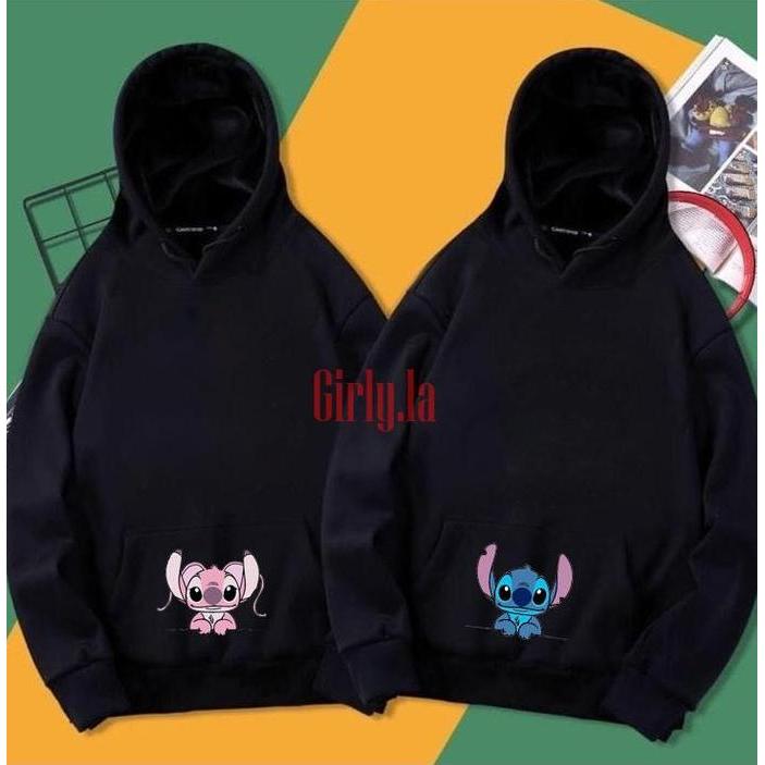 switer hoodie couple / sweater couple stitch sweater couple pria wanita pasangan stitch keren kekini