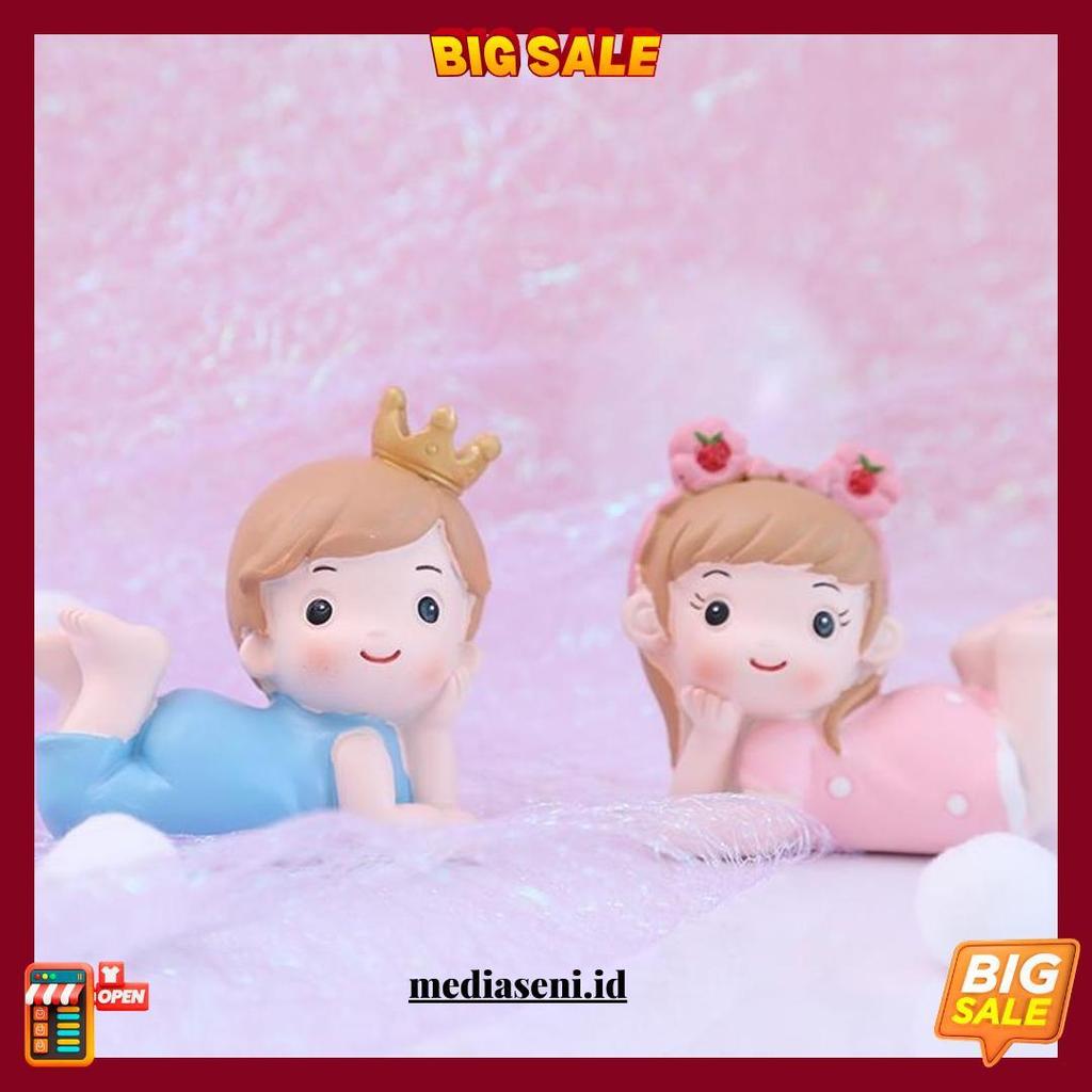 Dekorasi Pajangan Hiasan Kue Bayi / Cake Topper Newborn Baby Manyue 1 Bulan Allen Aile Siap Kirim