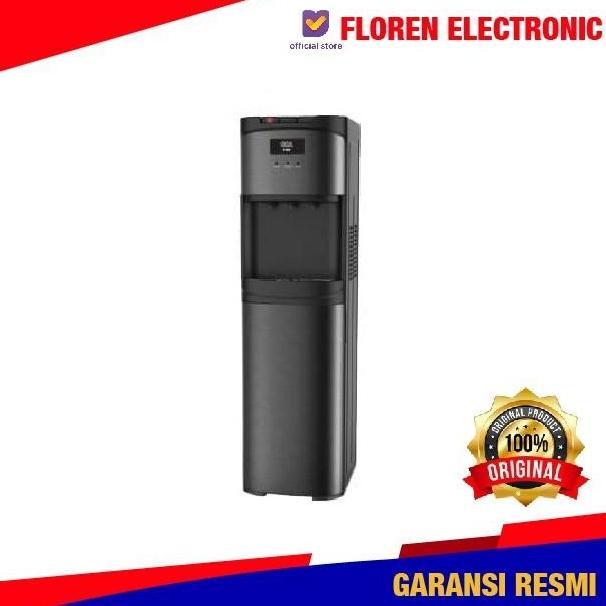 Dispenser GEA STAR Galon Bawah Bottom Loading Self Sanitizing with UV Lamp Hitam Black Murah Pakai K