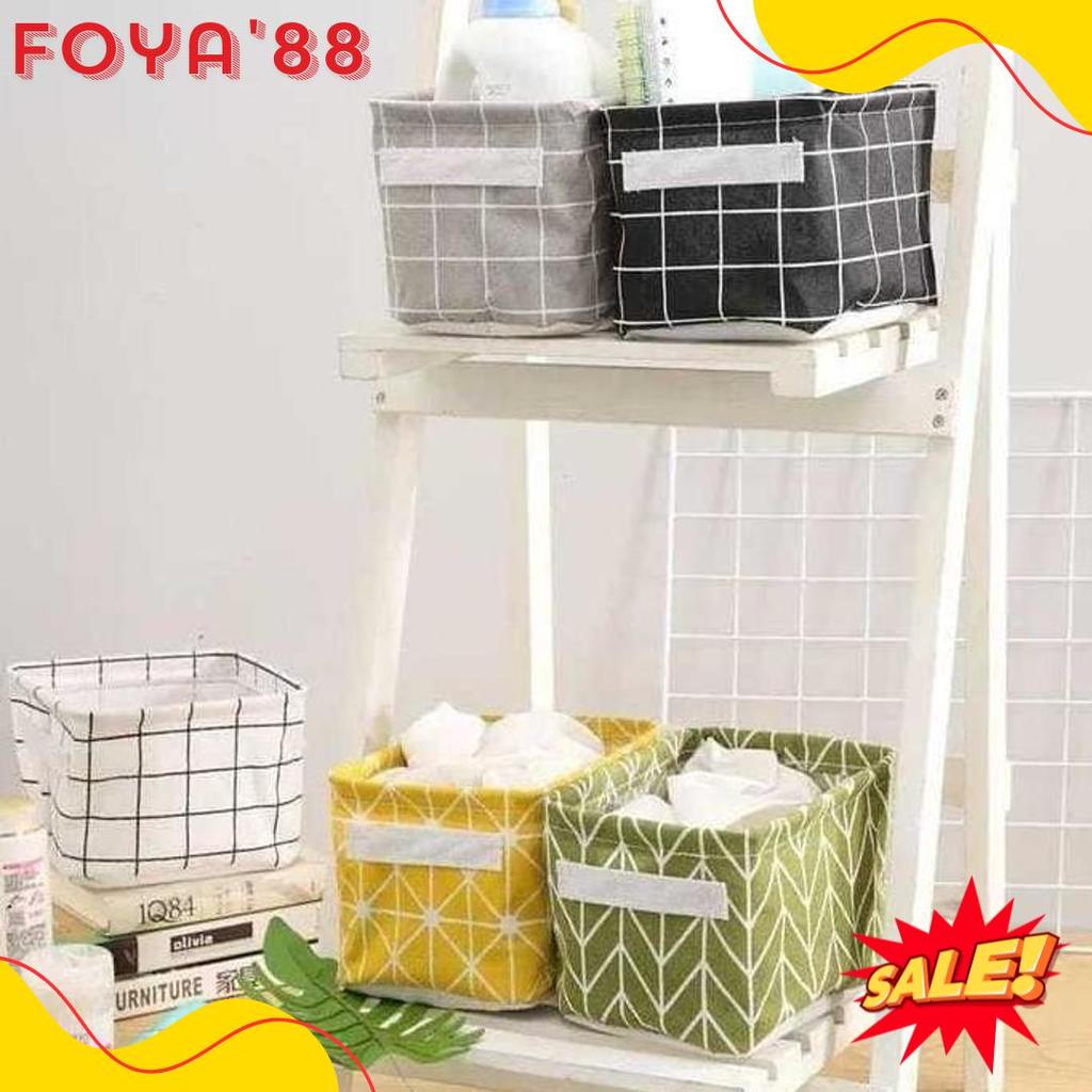 Wajib Punya Box Storage / Kotak Keranjang Penyimpanan Multifungsi Serbaguna Organizer Motif Lucu Und