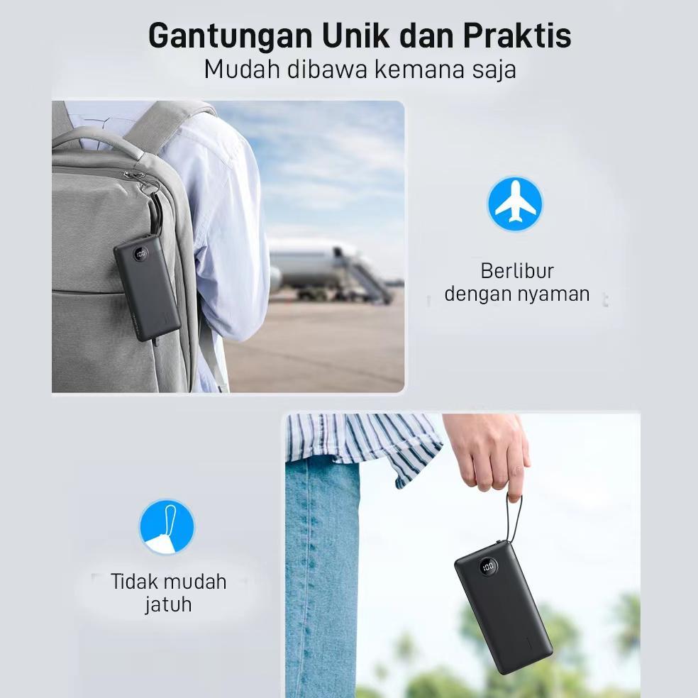 New Product Terbaru ( Hanya Di Shopee ) Powerbank Mofit M19 10000Mah + Fast Charge 2.4A Real Capacit