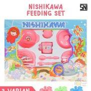 PERALATAN MAKAN BAYI SET NISHIKAWA BESAR-FEDDING SET NISHIKAWA BESAR-TEMPAT MAKAN SET NISHIKAWA