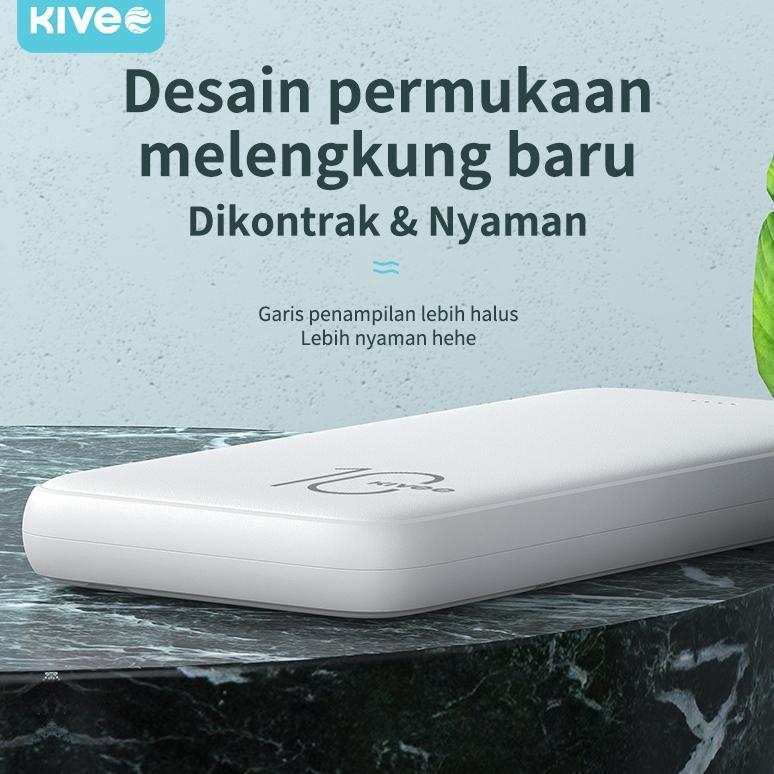 NEW HOT PRODUCT BIG SALEHOT KIVEE POWERBANK MINI 10000 MAH 100% KV-PT62 PORTABLE DUAL USB UNIVERSAL