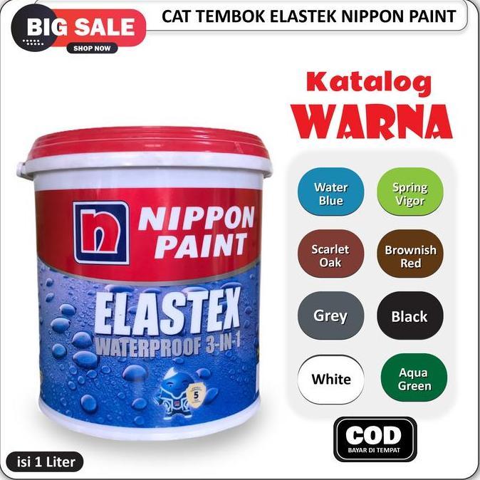 Promo Cat Tembok Kamar Dinding Rumah Dapur Ruang Tamu wc toilet Anti Jamur Lembab Air Estetik Pelapi