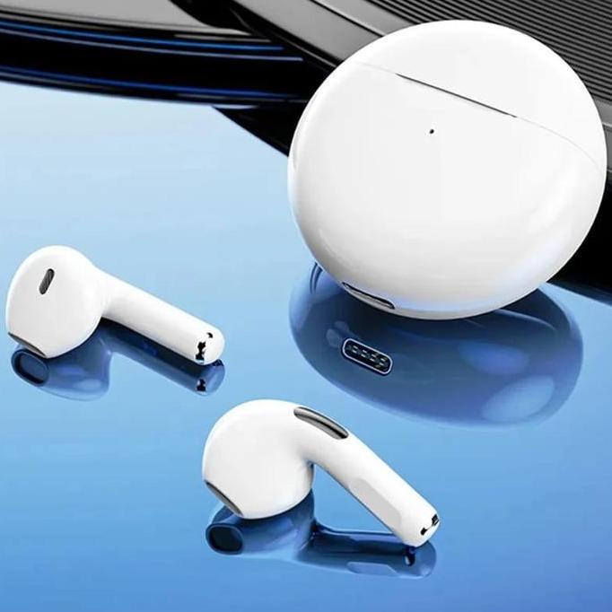 Terpercayamutu- Fetch Tws Pro 6 Headset Bluetooth Gaming Earphone With Microphone Bass Headphone Wir