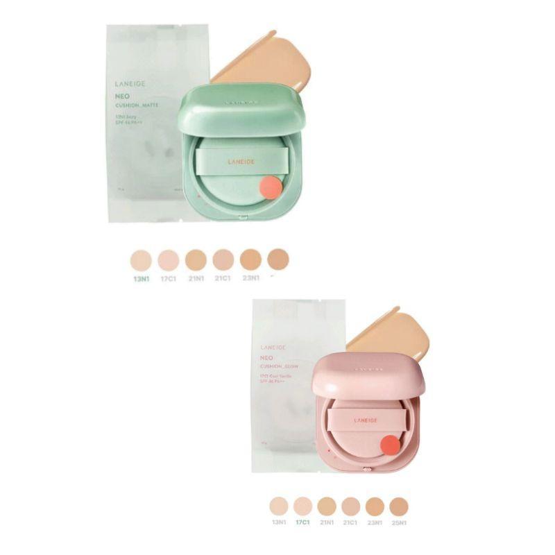 [Bpom] Laneige Neo Cushion Glow / Neo Cushion Dot Matte Full Set/ Single / Refill