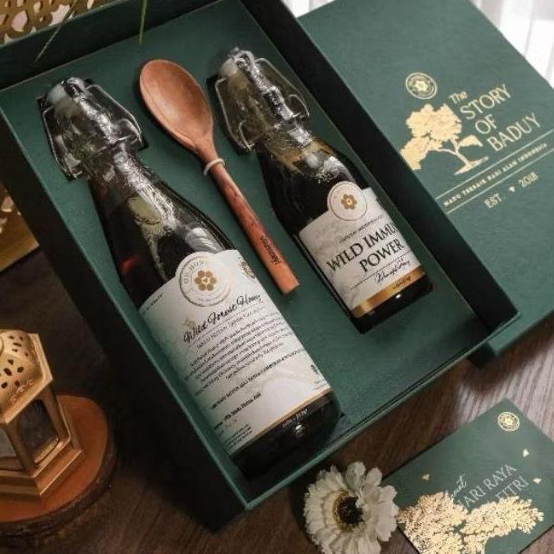GIFT Oh Honey Story of Baduy Series - Hampers Premium Set Madu Hutan Murni Asli Oh,Honey - Healthy G
