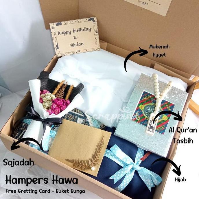 GIFT HAMPERS ALAT SHOLAT WANITA / KADO ULANG TAHUN CEWEK / KADO ISTRI