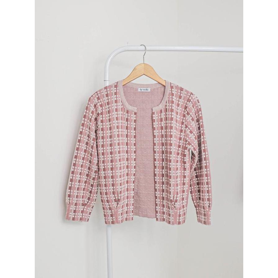 FARAH Blazer atasan rajut tangan panjang. Wanita