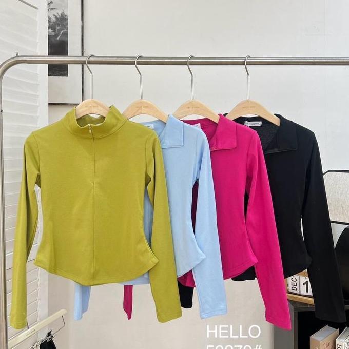 Korean tweed Blazer baju korea dress korea baju santai Wanita Jaket Crop
