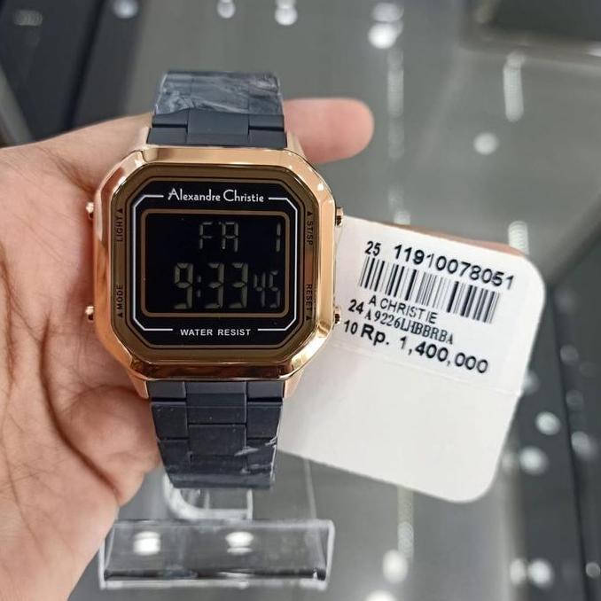 Alexandre Christie Jam Tangan Wanita Orinal AC9226 Black Rosegold