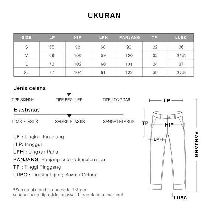 [MEIN][READY STOCK] Celana Panjang Jeans Karet Casual Wanita  4017ZZ Warna Biru Abu Breathable