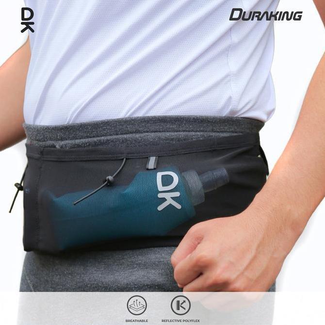 New- Running Belt Sabuk Lari DURAKING Unisex Black