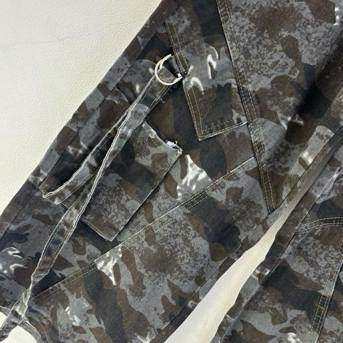 Celana army cargo wanita jeans premium