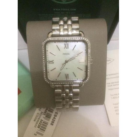 fossil orinal watch micah silver stainless ES4268
