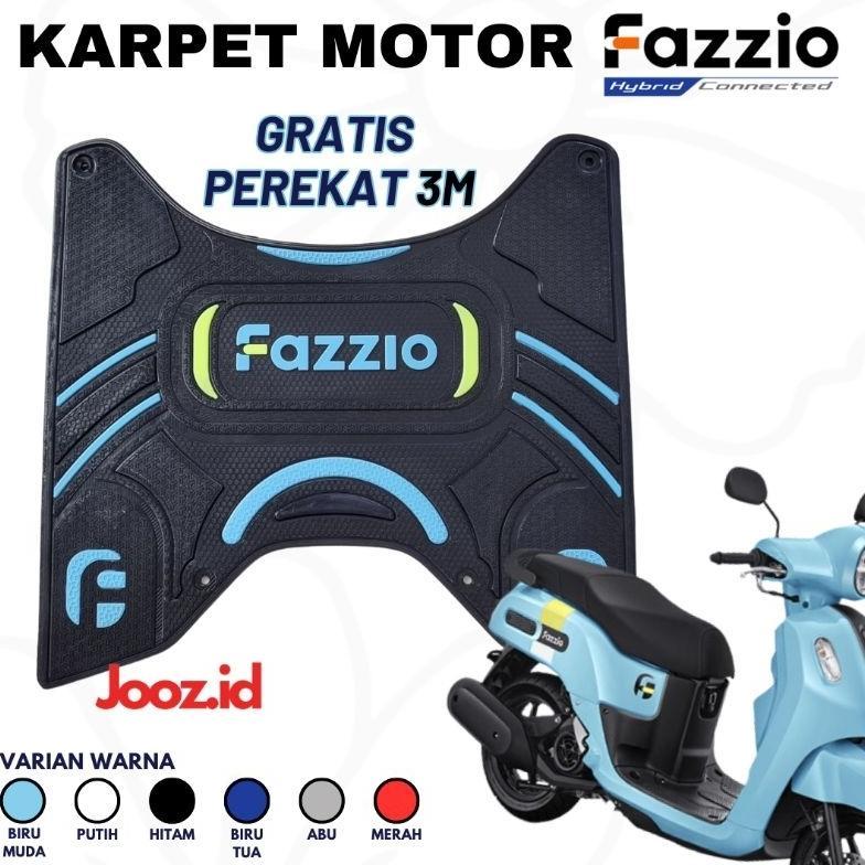 KARPET MOTOR FAZZIO / KARPET MOTOR YAMAHA FAZZIO MODEL ORIGINAL KARET PREMIUM/PIJAKAN KAKI KESET MOT