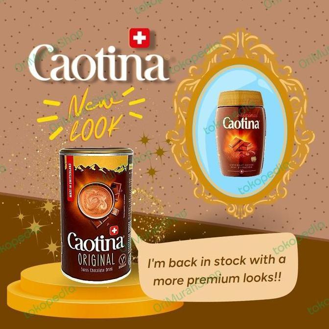 BAYUGETROAS - CAOTINA SWISS CHOCOLATE DRINK 2G BUBUK COKLAT PREMIUM IMPORT
