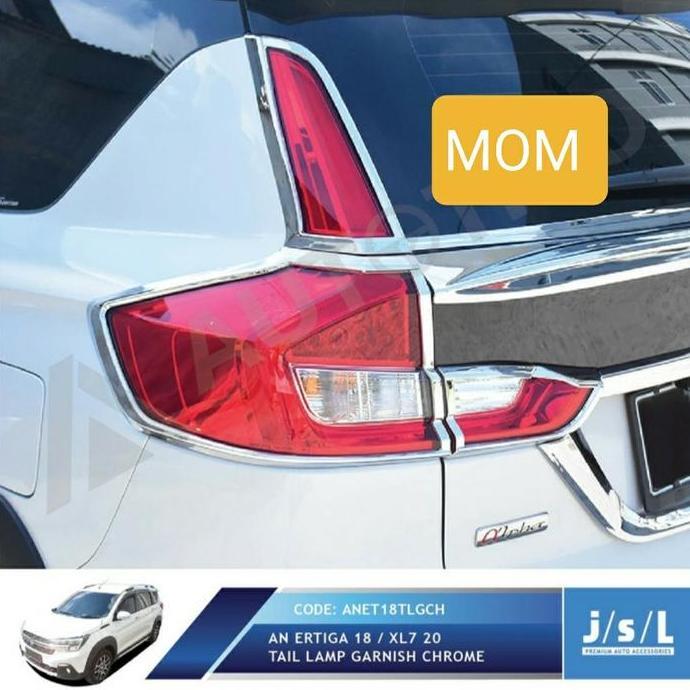 Garnish List Lampu Stoplamp Belakang Chrome Jsl Xl7 / Xl 7 2020 Forsale