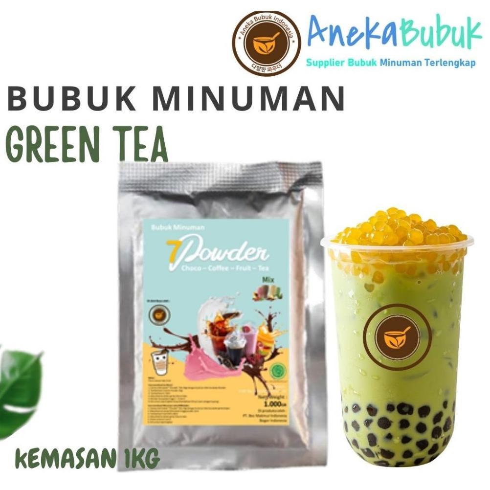 BUBUK MINUMAN GREEN TEA 1Kg - Bubuk GREEN TEA MATCHA - MATCHA Powder - Bubuk GREEN TEA 1Kg