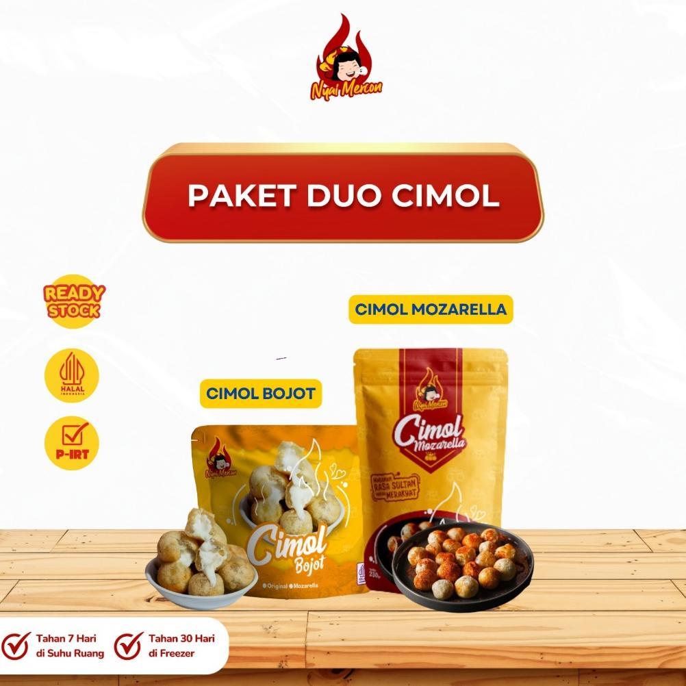 Nyai Mercon - Paket Duo Cimol (Cimol Bojot dan Cimol Moza) Makanan Instan