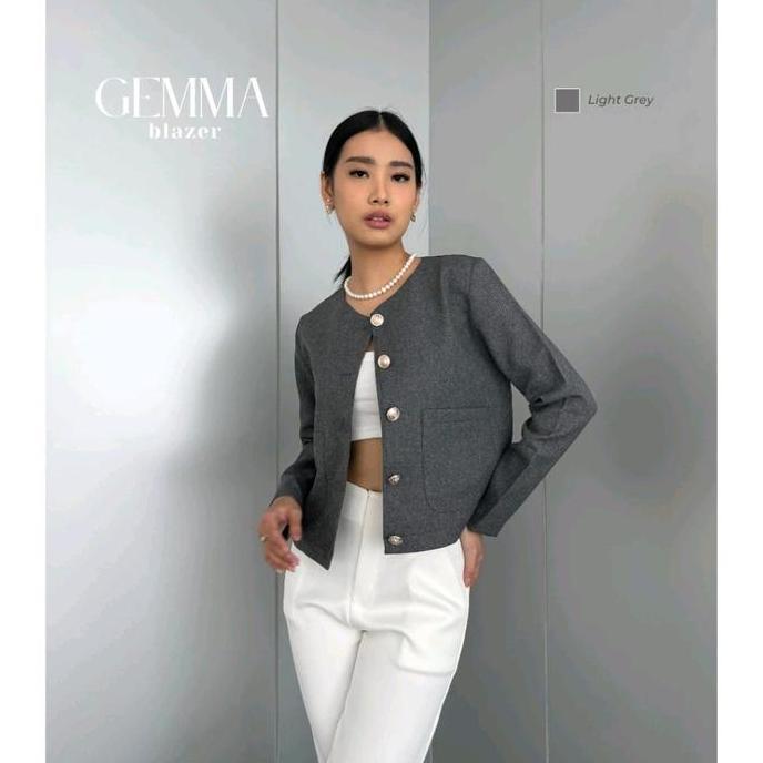 [STHID] Gemma | Kantor | Kerja Wanita | Atasan Wanita | Kemeja Wanita | Wanita Baju Lengan Panjang F