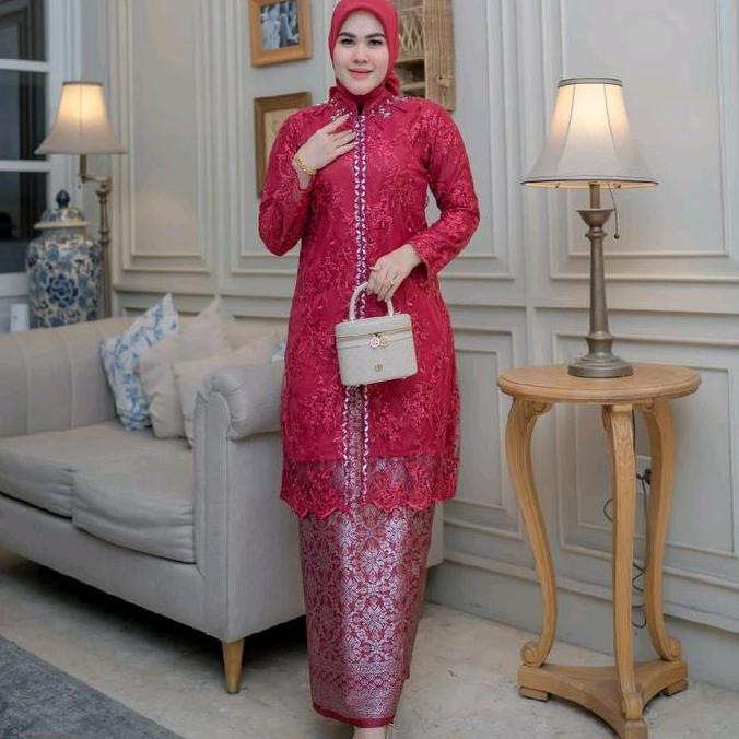 Atasan Kebaya Tunik Inara Tulle // Atasan Kebaya Inara Tunik