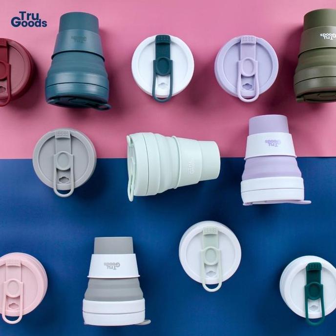 Foldable Cup Premium Tru Goods / Gelas Kopi Lipat 475 ML - Cup